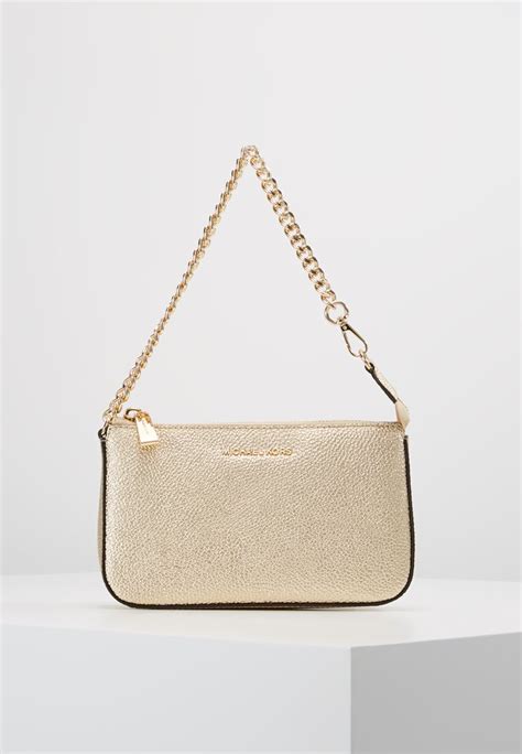 michael kors gold chain handbag|michael kors pouchette crossbody.